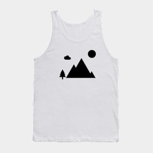 Minimalist Mountains Tank Top